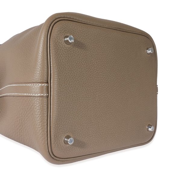 Hermes Etoupe Clemence Picotin 22 MM - Picture 6 of 7